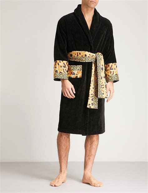 versace dressing gown men|selfridges men's dressing gowns.